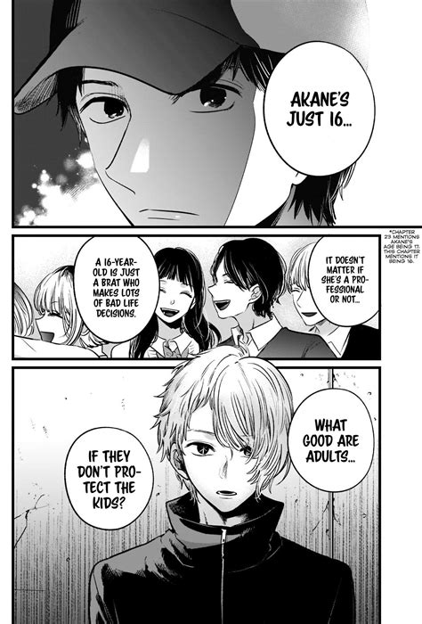 Oshi No Ko Chapter 99. You're reading Oshi No Ko Chapter 99 at Mangakakalot. Please use the Bookmark button to get notifications about the latest chapters next time when you come visit Mangakakalot. You can use the F11 button to read manga in full-screen(PC only). It will be so grateful if you let Mangakakalot be your favorite manga site. We ...
